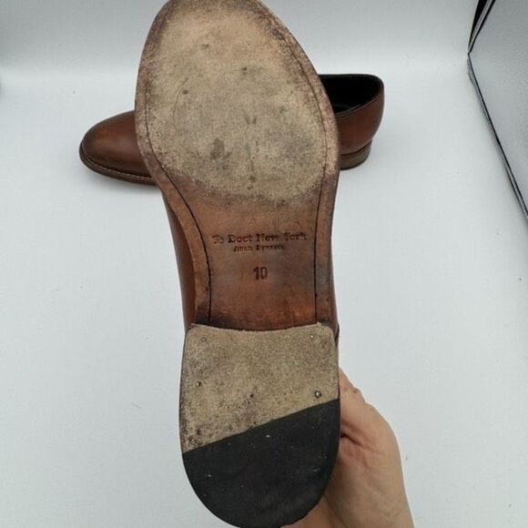 To Boot New York Men’s Declan Plain Toe Derby Shoes Made in Italy Size 10 - Picture 7 of 11